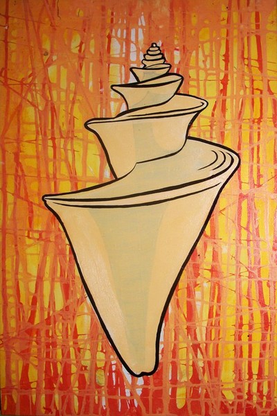 Thatcheria Fibonacci 60 x 40 cm acrylic on canvas