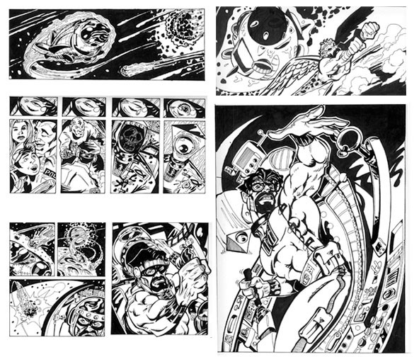 Flight of the Fishermen comic pages