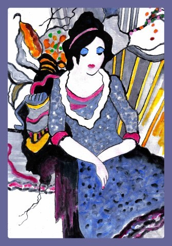 WOMAN WAITING, by FRED SEGAL