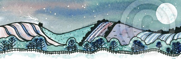 Hills and fields
