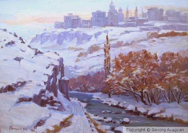Zangu in winter, 1994