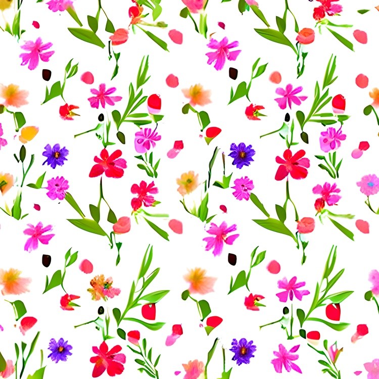watercolor floral pattern