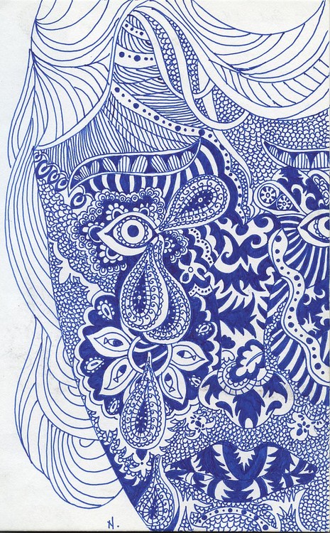 blue