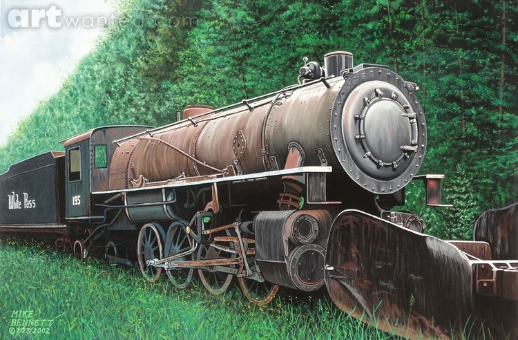 Skagway White Pass Locomotive #195