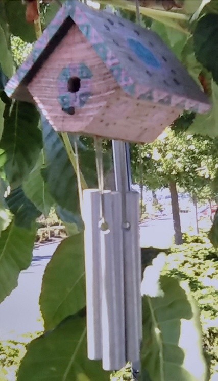 Birdhouse Small Painted