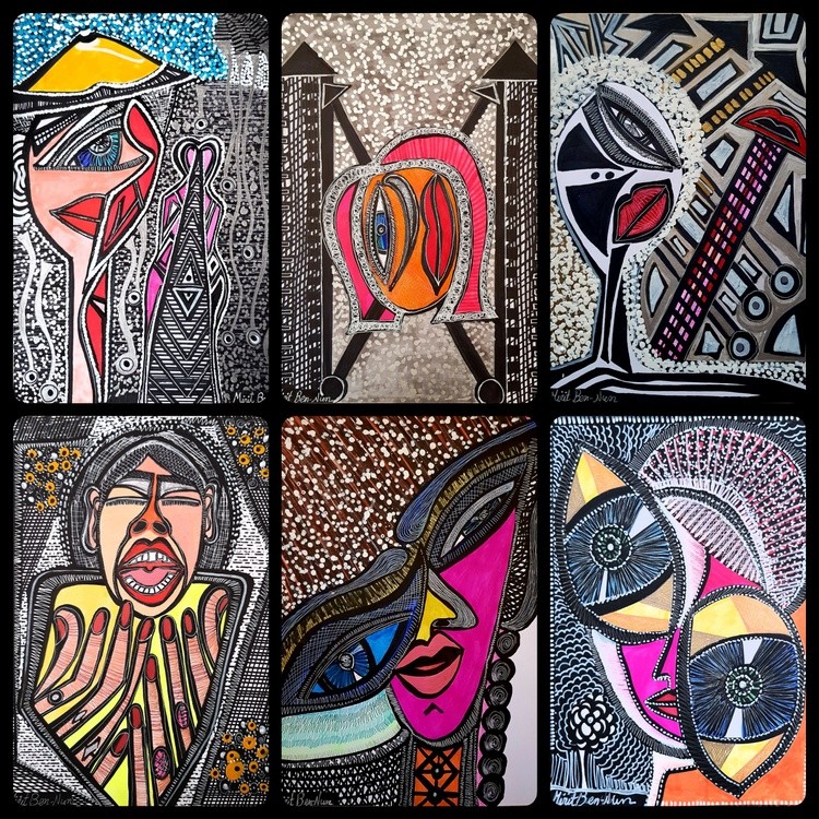 Contemporary portraits by Mirit Ben-Nun