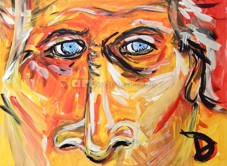 Paul Newman Caricature
