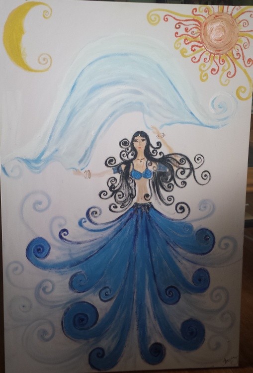 Painting Mixed Zahrah
