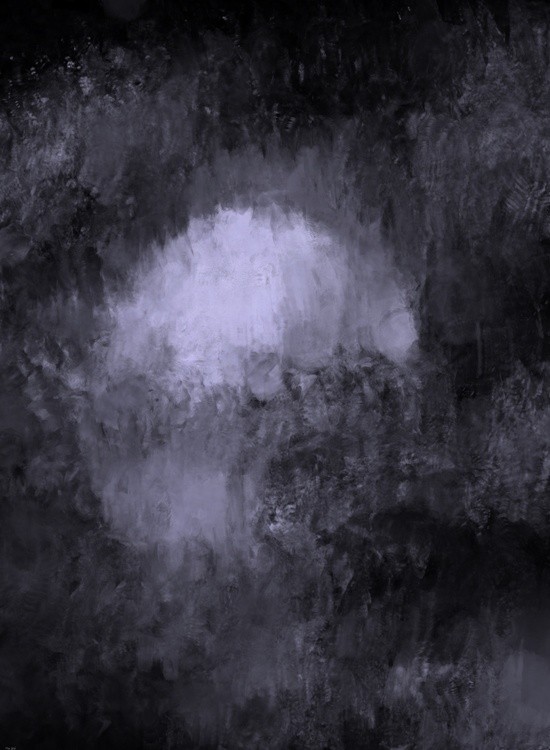 Moonlit Mountain Night