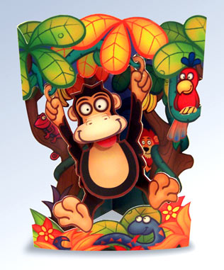 Monkey Swing Card