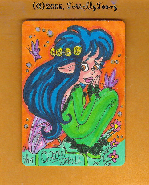 WorryWort Pixie Fairy ACEO