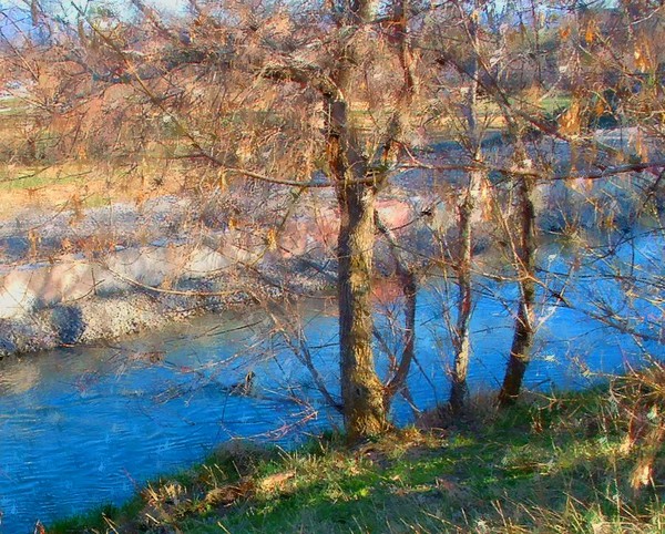 The Jordan Canal in the Evening Light