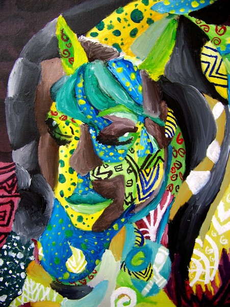 Self Portrait: Horse of another color