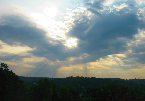 Shining Trough Clouds