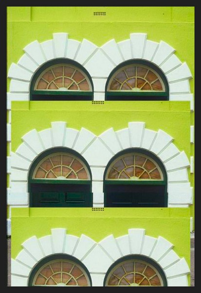 Three windows in Bermuda