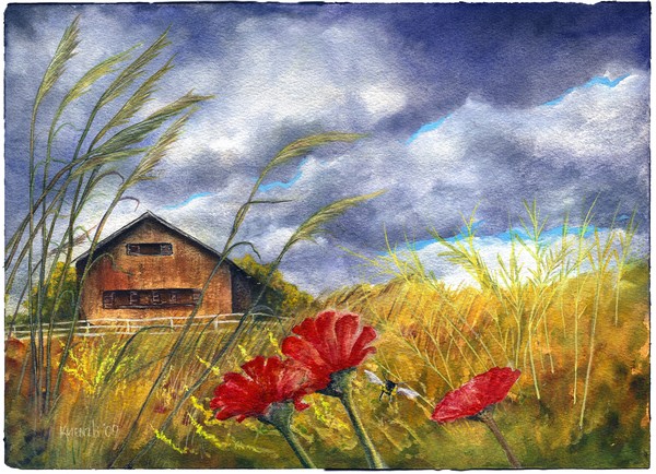 Blustery Day on the Farm