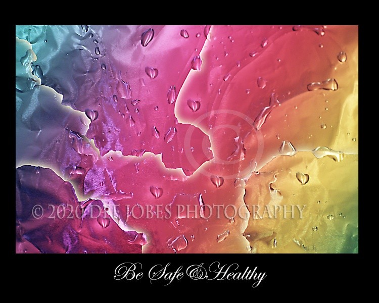 Be Safe Be Healthy Abstract Art