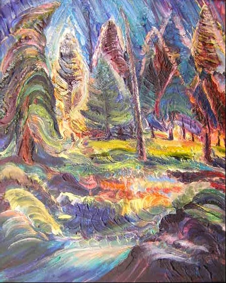 Young undergrowth after Emily Carr