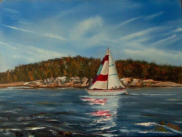 Lake Sailing, SOLD