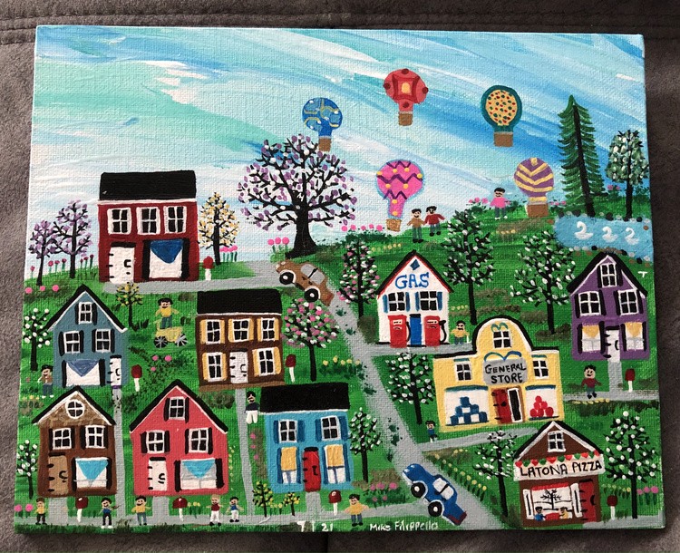 Untitled painting July 2021