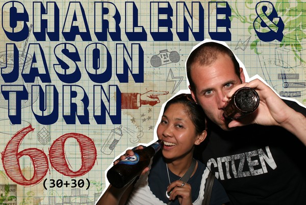 Jason & Charlene's 30th Birthday Invite