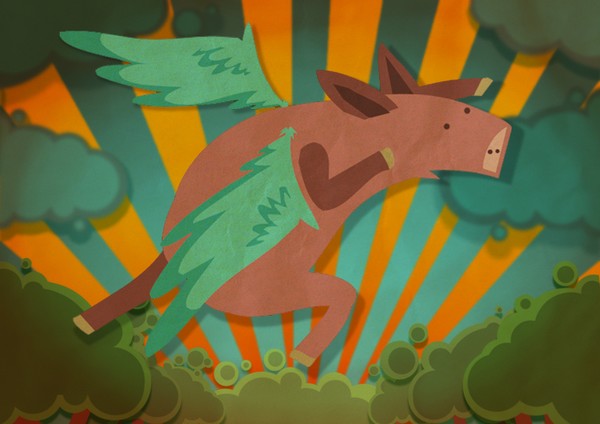 Pig Flew!
