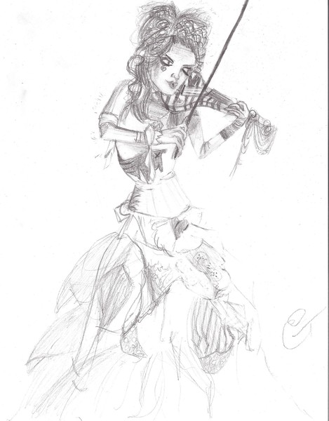 EA and her electric violin