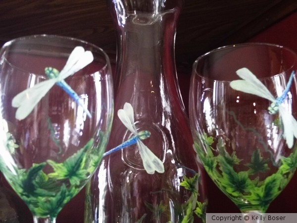 Dragonflies and Ivy