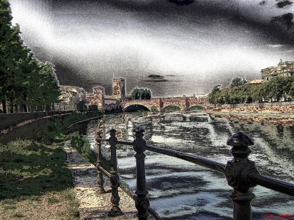 L'adige and Castelvecchio(Verona Italy)
