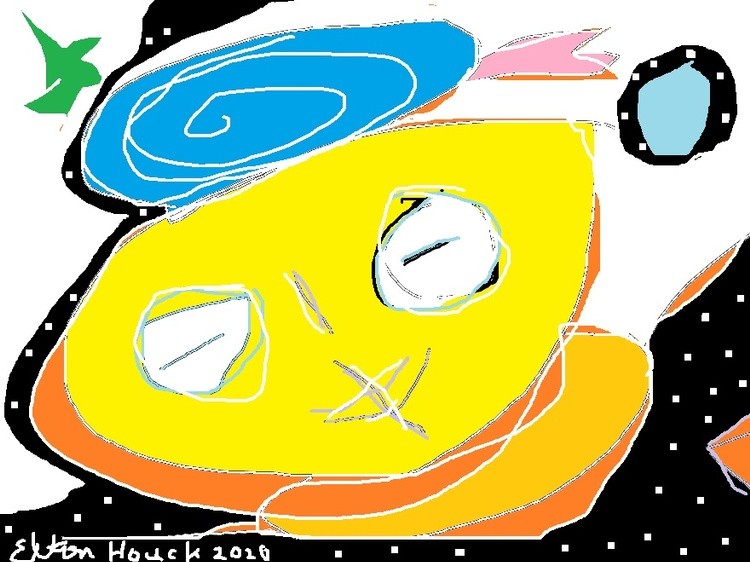 star-child...(c) 2020 ,..elton houck..digital..star-child art..