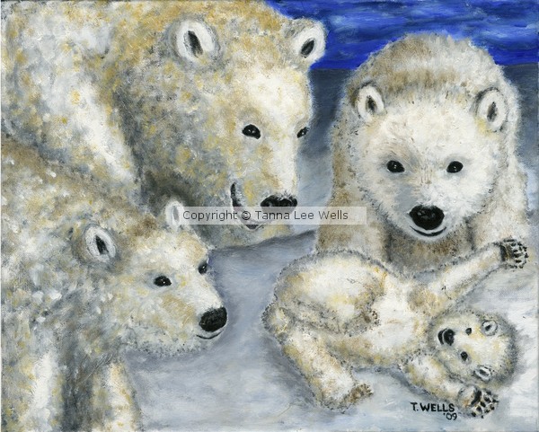 Polar Bears at Play in the Arctic