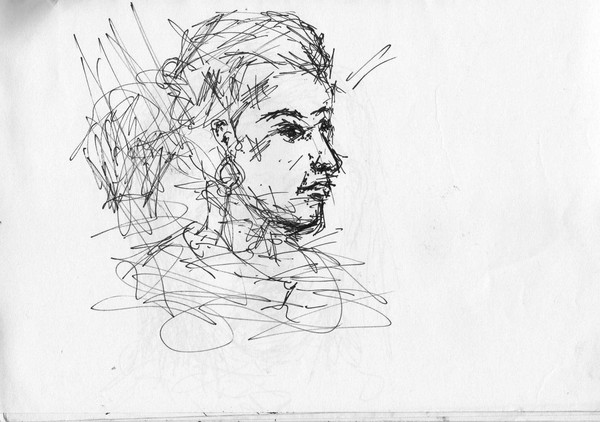 Sketch Young Girl