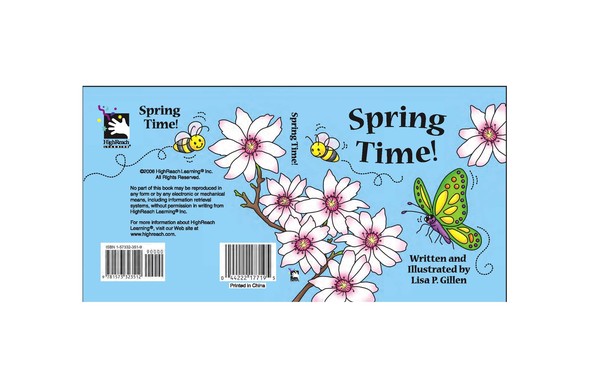 Spring Time Children's Book Written & Illustrated