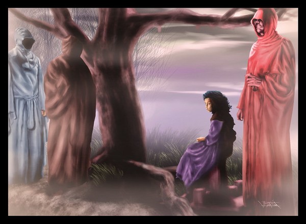 the red