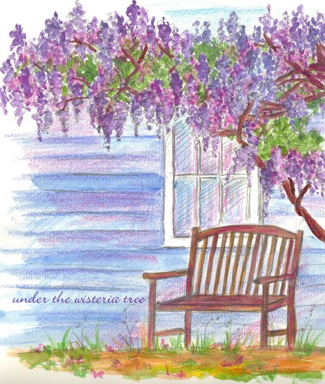 Wisteria Tree in the Garden