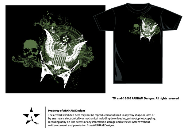ARKHAM Rock U! T-shirt Design