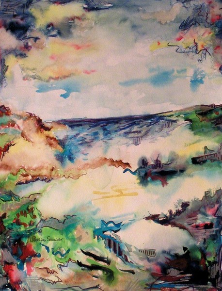 Landschaft am Meer