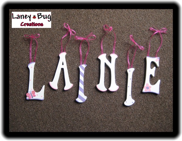 Wood Letters - LAINIE