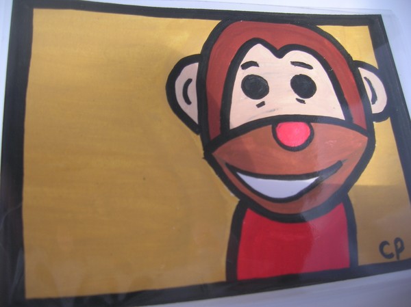 Monkey ACEO