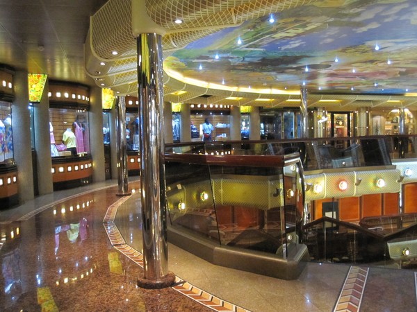 Carnival Conquest Stores Main Atrium