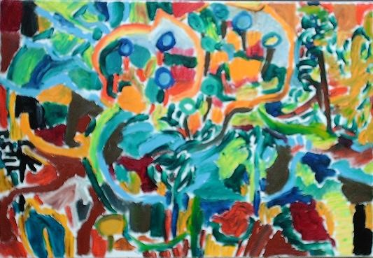 pavillon dans les plantes
