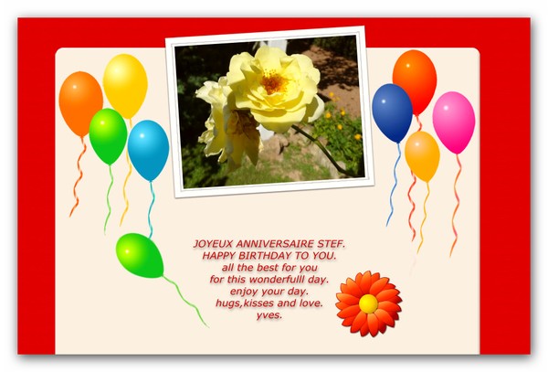 HAPPY BIRTHDAY TO YOU STEF 2014