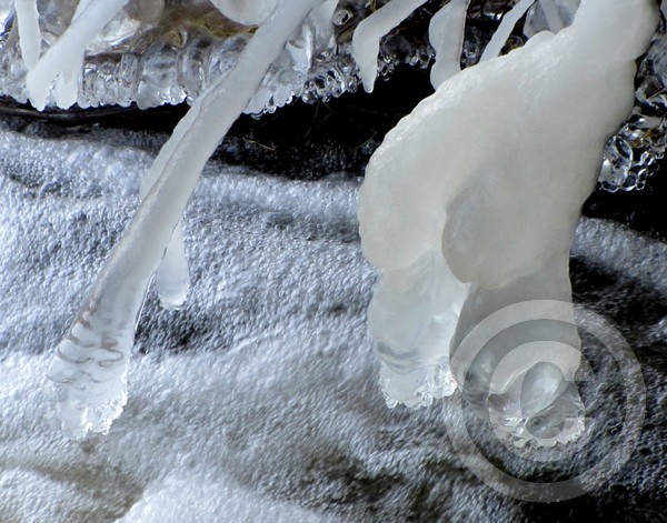 Rear view of the ice plumber!