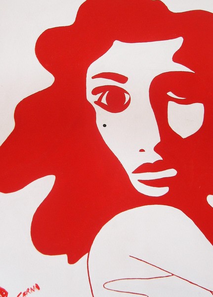 autoritratto in rosso 