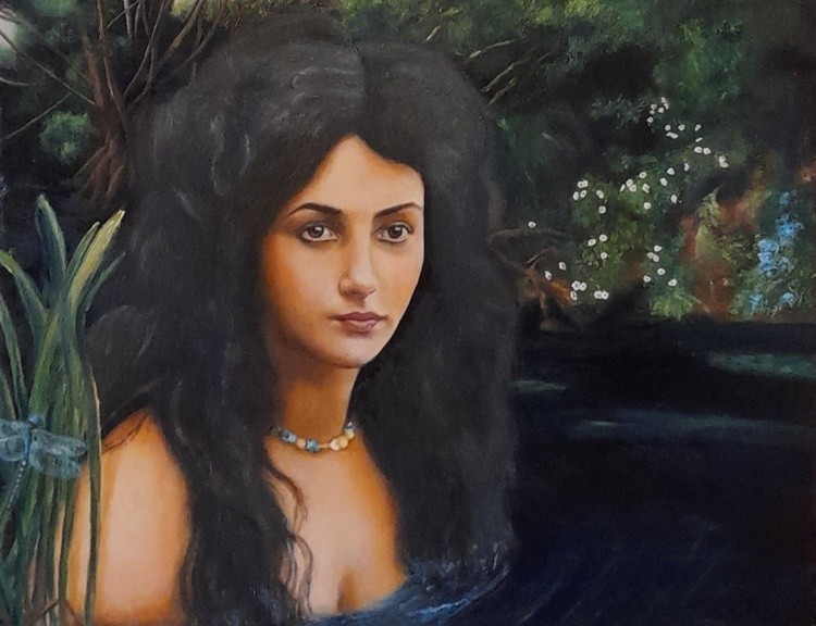 Woman in a Pond