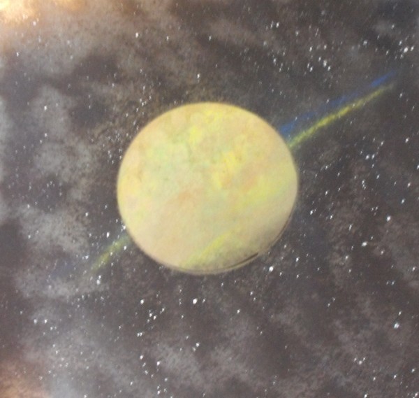 Ringed Yellow Planet