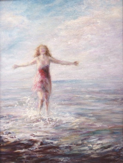 Running over the waves