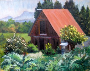 Artichokes and Barn