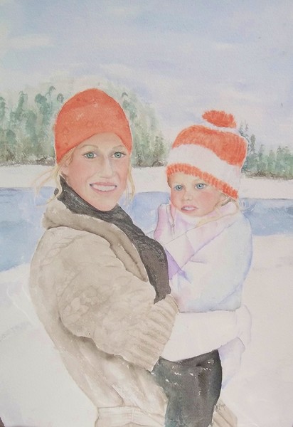 snow portrait