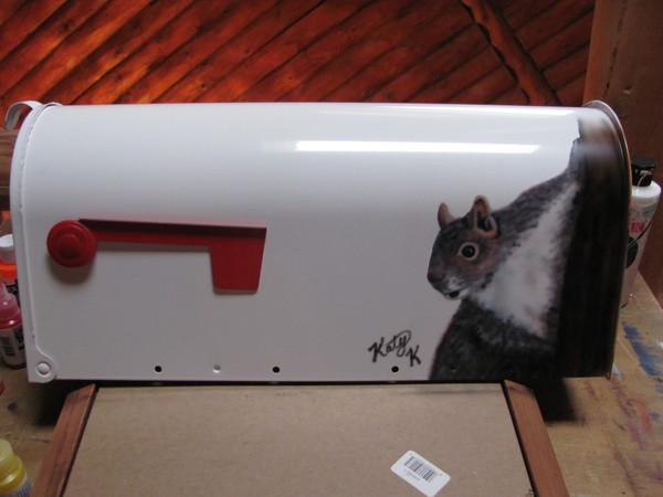 Squirrel Mailbox